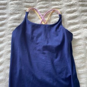 Athleta girl tank top navy size XL/14